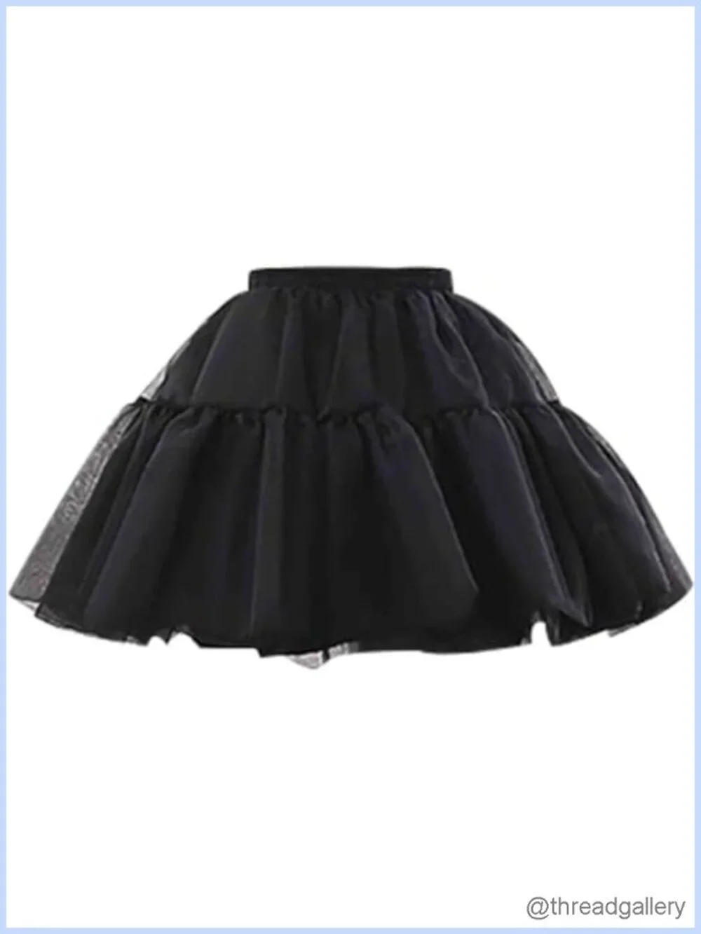 Women's Petticoat 50s 4 Levels Hoopless Short Length Tulle Crinoline